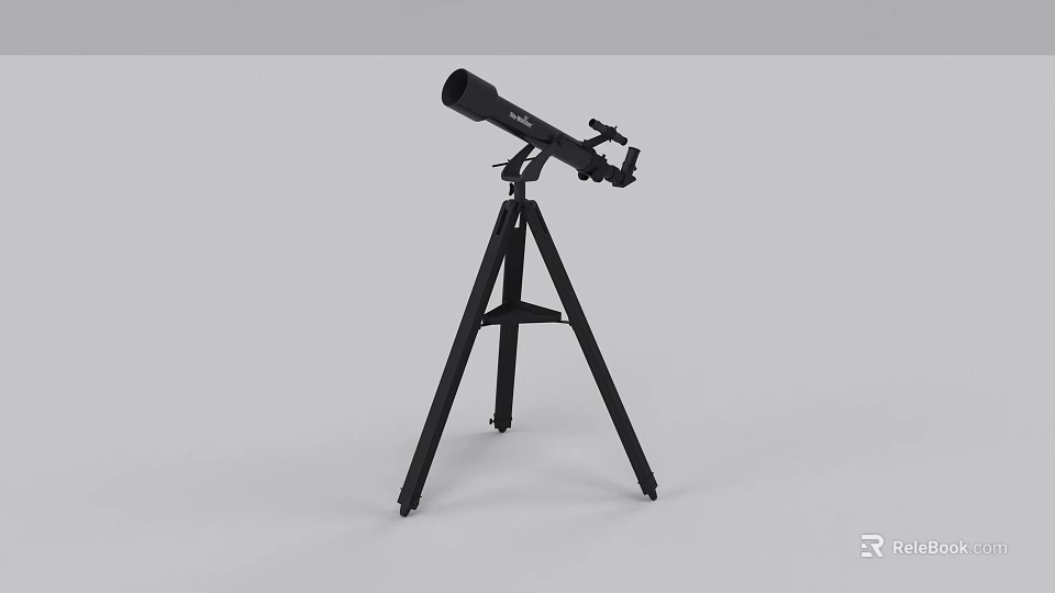 High Quality Professional Telescope Equipment With Stable Tripod Stand For Astronomical Stargazing 3d model 