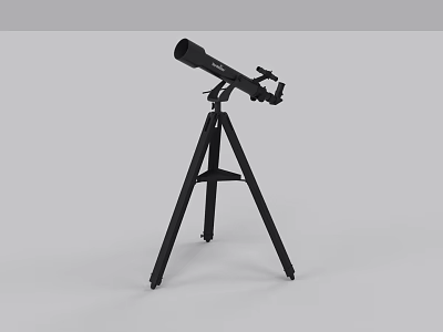 High Quality Professional Telescope Equipment With Stable Tripod Stand For Astronomical Stargazing 3d model