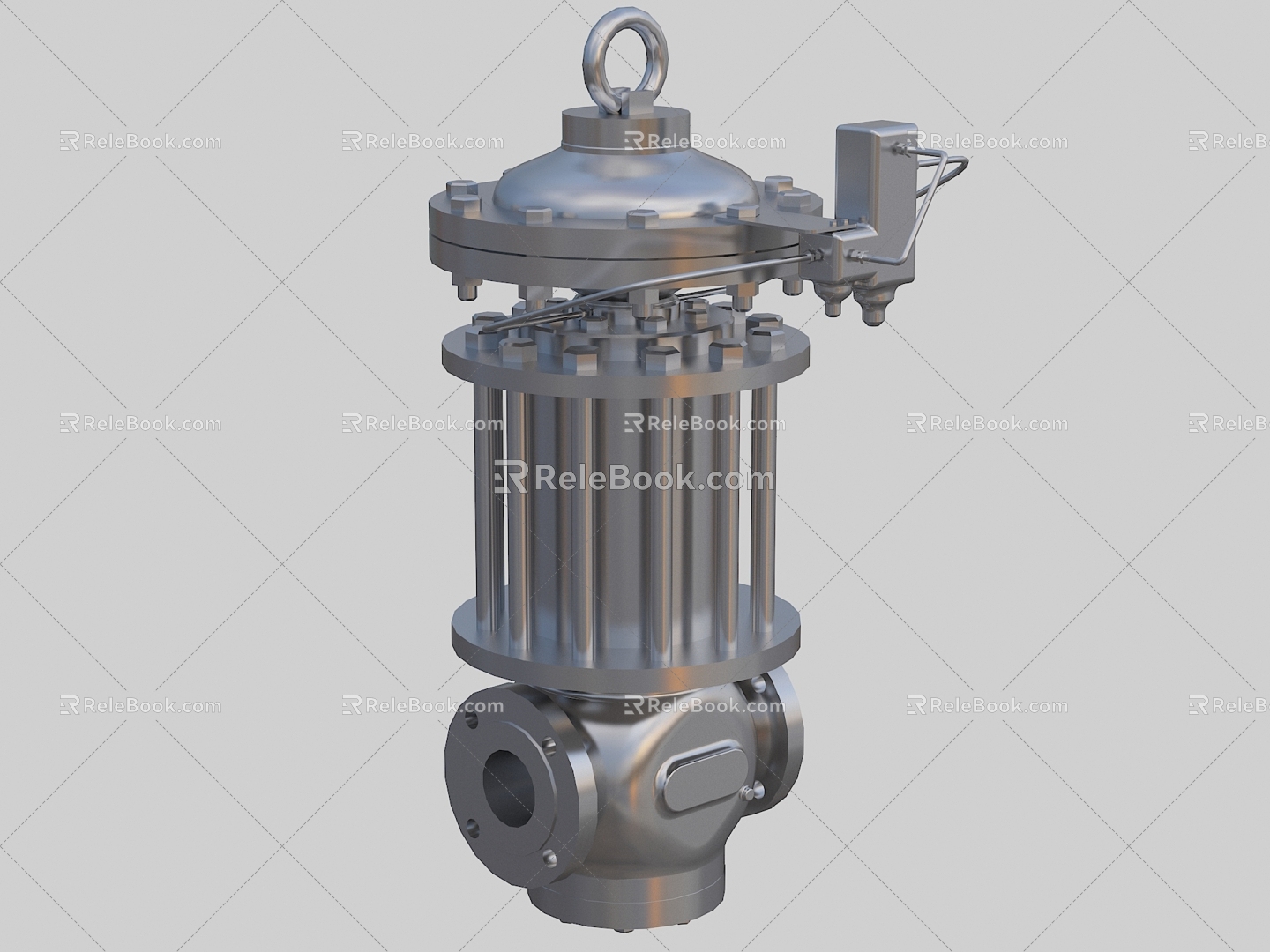 Pressure regulator, pressure regulator, mechanical equipment 3d model