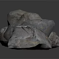 Natural Stone Rocks With Various Textures For Landscaping And Decorative Use 3d model
