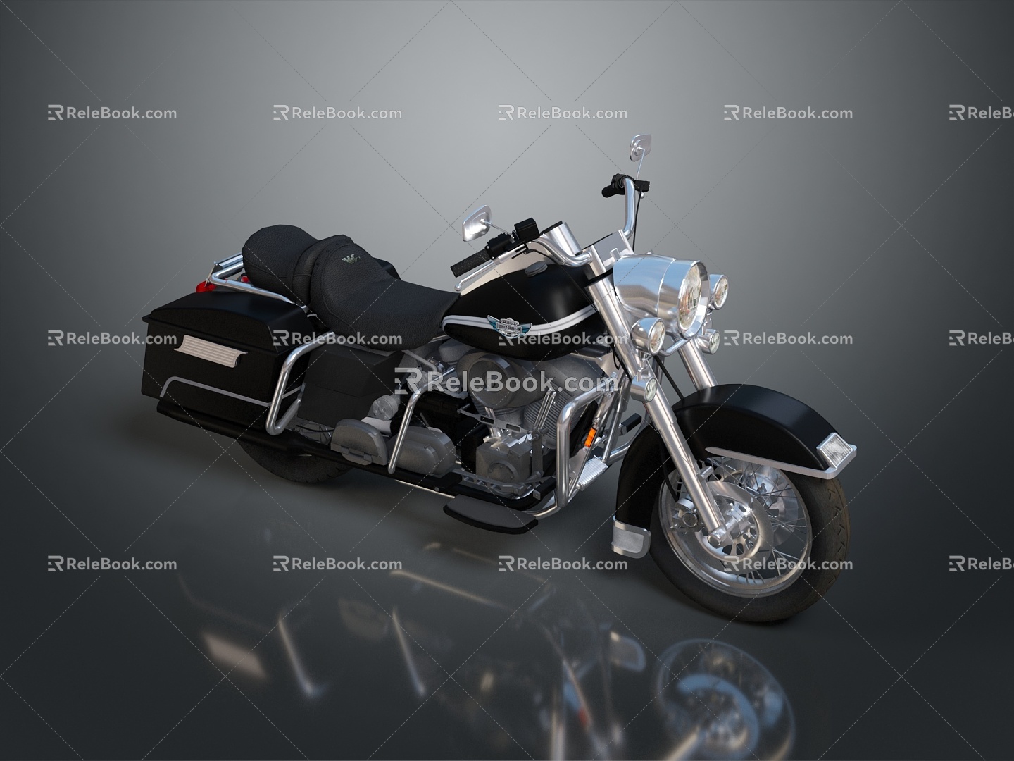 Motorcycle Two-wheeled Motorcycle Cross-country Motorcycle Road Race Motorcycle Motor Vehicle Transport 3d model