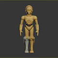 Robot Assistant Small Robot Butler 3d model