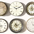 clock wall clock 3d model