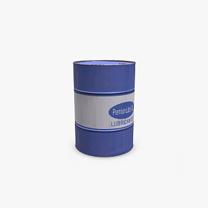 Water Bucket Oil Bucket Iron Bucket Container Bucket Blue Oil Bucket 3d model