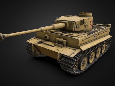 armored fighting vehicle tiger tank model