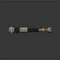 Futuristic Metallic Weapon With Spring Mechanism Silver Black Finish And Reflective Surface Design