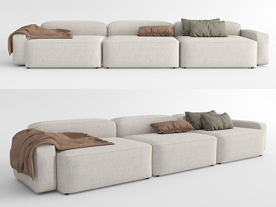 Modern normann COPENHAGEN three-seat sofa model