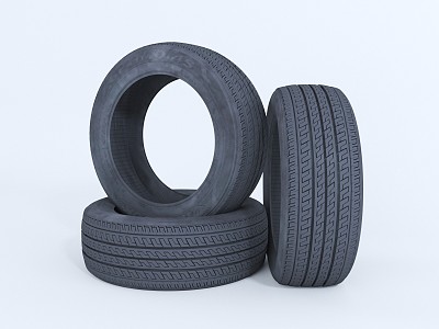 Modern tire wheels 3d model