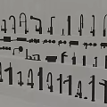 Modern faucet basin faucet sink faucet 3d model