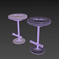 Modern Bar Stools With Olive Green And Black Finish And Sturdy Circular Base