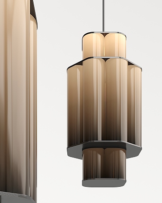 Modern chandelier geometric chandelier 3d model