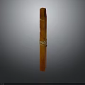 Natural Wooden Decorative Stick With Woven Rope Detail And Smooth Surface