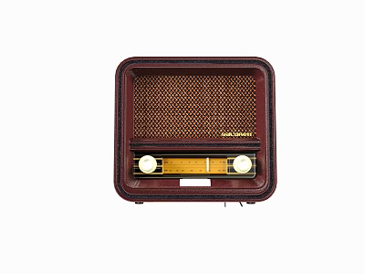 Vintage stereo 3d model