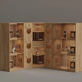 Wooden Cat Play Furniture With Multi Compartments Ladders And Beds