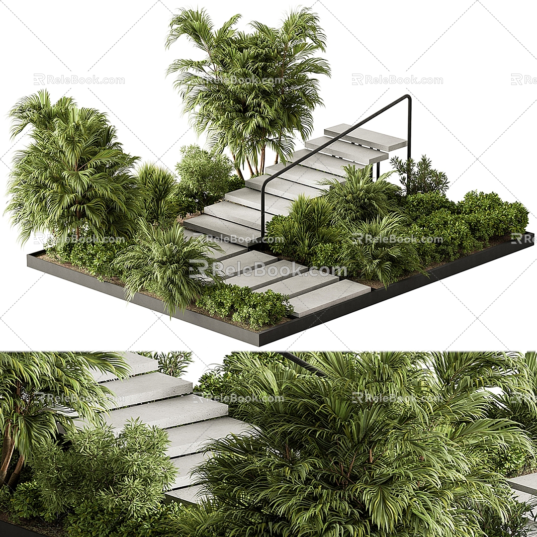 Landscape Gardening Greenery Landscaping model