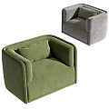 Single sofa 3d model