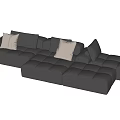 Modern Multiplayer Sofa 3d model