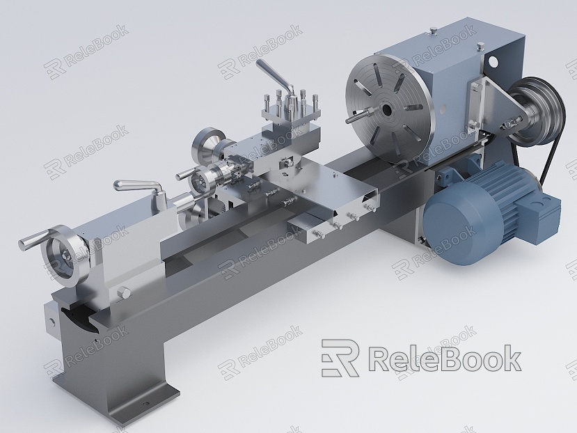 Micro lathe production equipment model