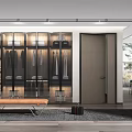 Modern Cloakroom 3d model