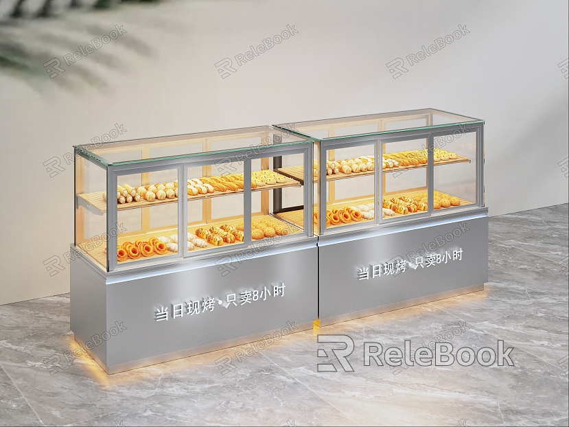 Trade Fair Equipment Bread and Pastry Display Cabinet model