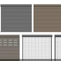 Roller Shutters In Multiple Colors With Various Design Patterns And Styles