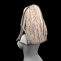 Modern Hairstyle 3d model