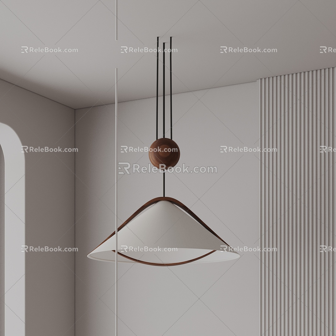 Modern chandelier 3d model