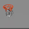 Industrial Equipment Featuring Orange Top Frame And Gray Mechanical Body On Square Base