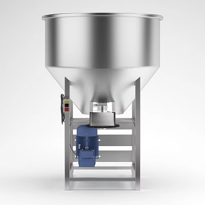 Stainless Steel Stand Mixer Kitchen Appliances With Powerful Motor And Control Panel 3d model