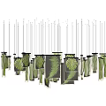 Modern Transparent Glass Chandelier With Leaf Pattern And Illuminated Hanging Design
