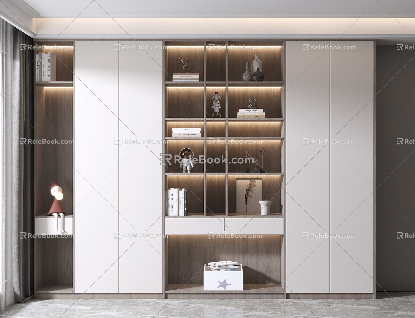 Bookcase 3d model