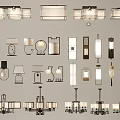 Modern Ceiling Lights With Various Styles And Designs For Home Decor 3d model