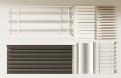 Modern venetian blinds 3d model