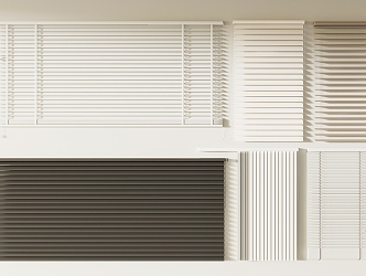 Modern venetian blinds 3d model