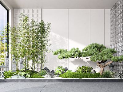 New Chinese Landscape Sketch Interior Landscape Sketch 3d model