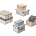 Practical Stackable Storage Boxes In Various Colors For Home Living Organization
