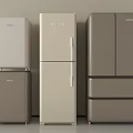 Modern Refrigerators and Freezers With Various Styles and Neutral Color Designs