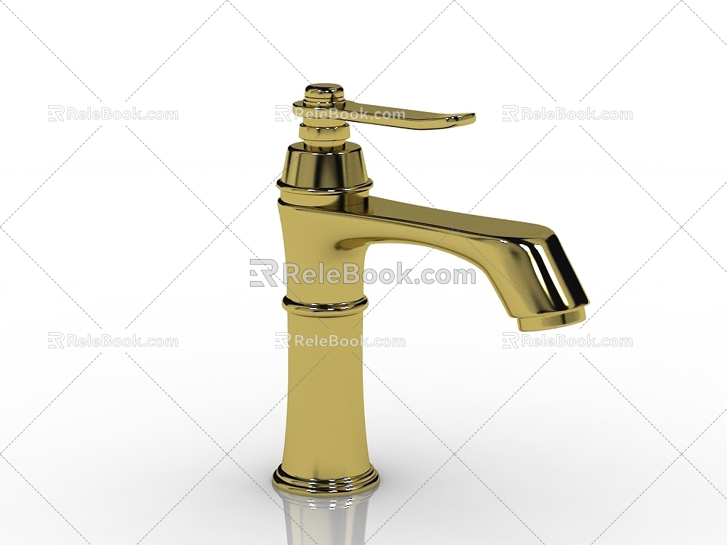 Modern faucet 3d model