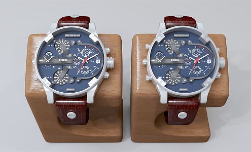 modern watch 3d model