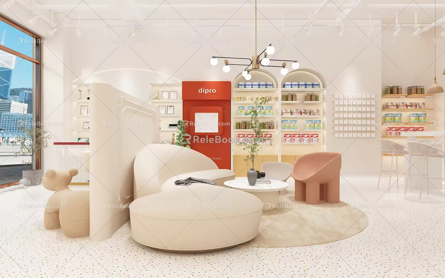 Maternal and infant store 3d model