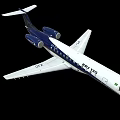 ERJ 135 Airplane With White And Dark Blue Fuselage Windows Wings And Tail