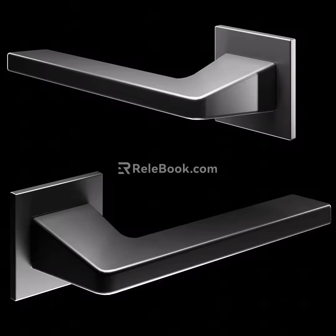 Door handle 3d model