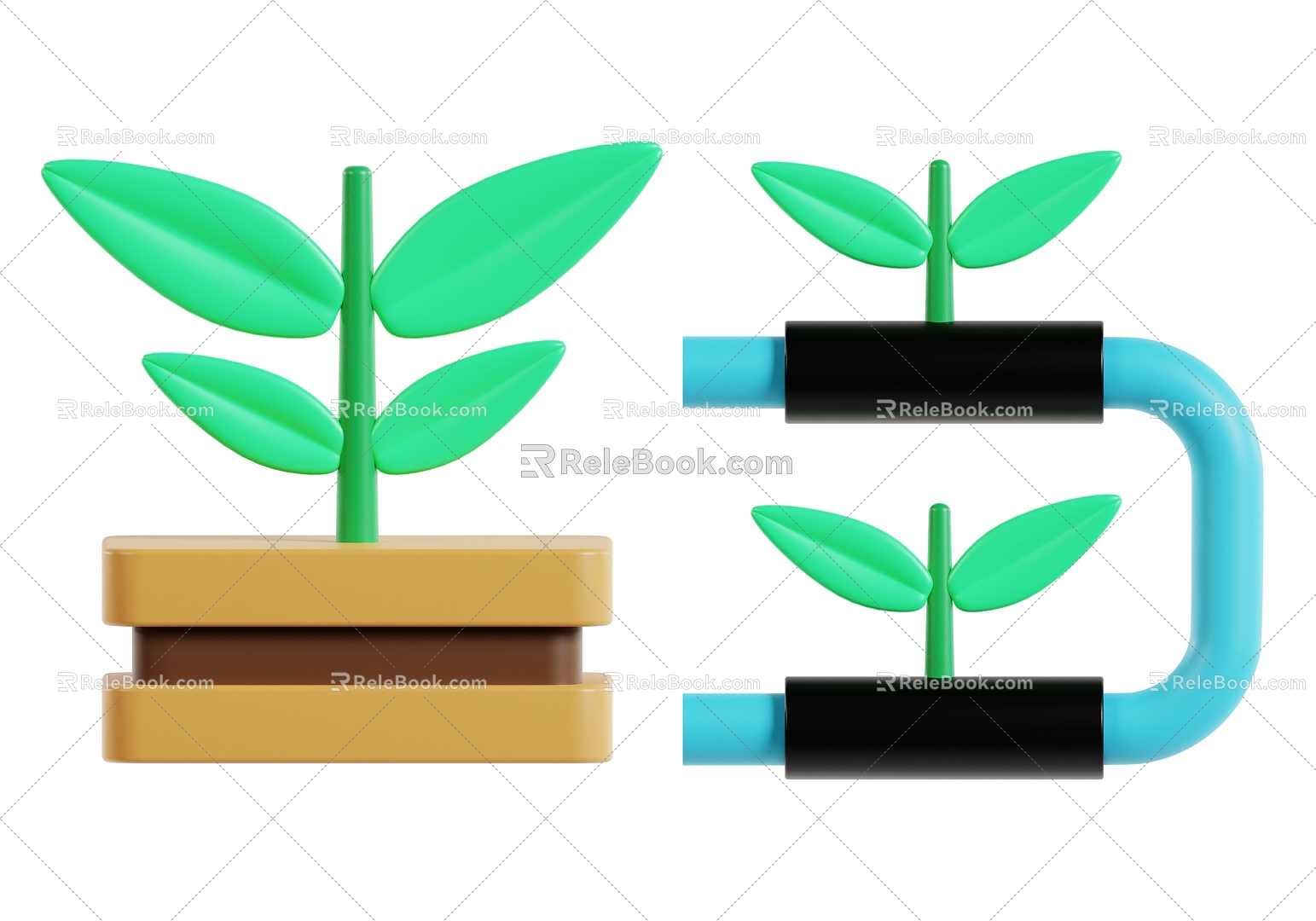 Cartoon Plant Crops Cartoon Plant Crops model