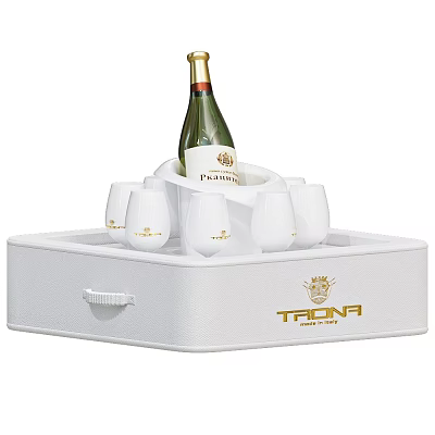 Modern Wine Water Bar 3d model