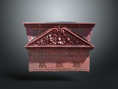 Wall brick wall red brick red brick wall old brick wall old wall outdoor articles realistic model