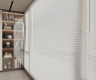 Modern venetian blinds 3d model