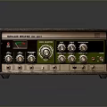 Vintage Shure Brothers Electronic Audio Equipment With Knobs Buttons Meter And Portable Case