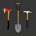 spade shovel shovel shovel shovel shovel shovel tool hardware tools processing tools 3d model