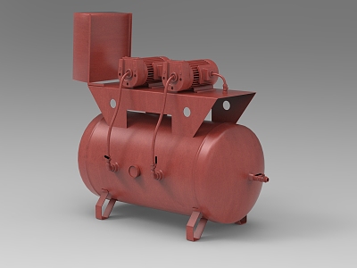 Industrial hardware water pump machine 3d model