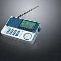 TECSUN Headphone Speaker With FM Radio Digital Display Control Knob And Antenna